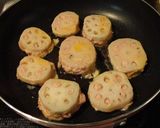母直伝☆れんこんの肉乗せ焼き作り方7写真