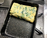 しらすとパクチーのふわふわ卵焼き☆作り方5写真