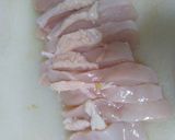 夏バテ防止に☆茹で鶏胸肉のにんにく醤油味作り方2写真