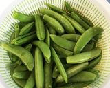 簡単 スナップエンドウ蒸し作り方1写真