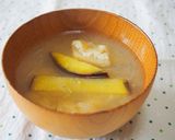さつま芋の味噌汁♪レンチンしてすぐできる作り方5写真