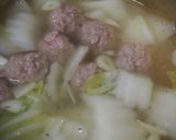 白菜と肉団子のトロトロ煮♪作り方6写真