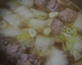 白菜と肉団子のトロトロ煮♪作り方7写真