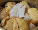 油揚げの肉詰め煮♪ふわふわジューシー♪作り方10写真
