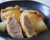 油揚げの肉詰め煮♪ふわふわジューシー♪作り方12写真