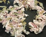 ナスと豚バラの長ネギたっぷり搾菜炒め！作り方7写真
