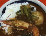 ☕カブと有頭海老の喫茶店家カレー作り方16写真