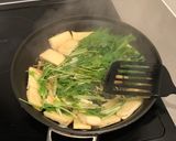 簡単！うすあげと水菜炒め作り方2写真