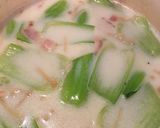 青梗菜が食べやすい優しい味のミルクスープ作り方6写真