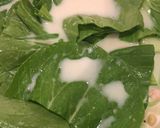 青梗菜が食べやすい優しい味のミルクスープ作り方7写真