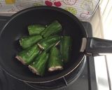 簡単★洗い物少！ピーマンの肉詰め作り方5写真