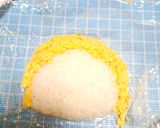 『ひょっこり♪ドラミちゃん』そぼろ弁当♡作り方4写真