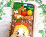 『ひょっこり♪ドラミちゃん』そぼろ弁当♡作り方9写真