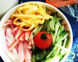 中学男子弁当(14)冷やし中華作り方4写真