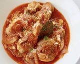 簡単メーン料理【チキンのトマト煮】作り方6写真