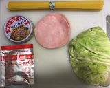 シンプルカルボナーラ(コーンスープの素)作り方1写真