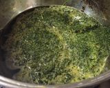 桑の葉バジルリゾット作り方3写真