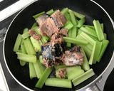 ぎんぼと鯖缶の煮物作り方4写真