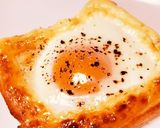 耳までカリカリ☆目玉焼きトースト作り方5写真