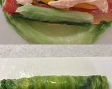 お弁当に♬レタスの外葉で彩り野菜ロール♡作り方3写真