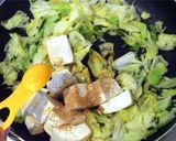 満腹ヘルシー＊味染みきゃべつチャンプルー作り方10写真