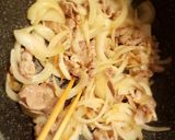 すき焼き風うどん作り方2写真
