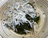 ニラとめかぶの和え物&しらす乗せ作り方7写真