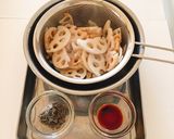 レンコンと塩昆布和え作り方1写真