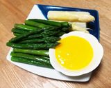 アスパラの黄身酢添え作り方3写真