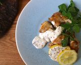 テーブルグリルで鶏肉レモンクリームチーズ作り方6写真