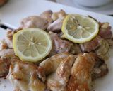 テーブルグリルで鶏肉レモンクリームチーズ作り方8写真