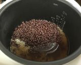 炊飯器で簡単✨もち米無し小豆たっぷり赤飯作り方6写真