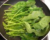 ほうれん草のゆで卵サラダ作り方1写真