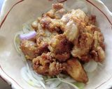 ”きざみ青じそ”で、鶏から揚げの下味を作り方4写真
