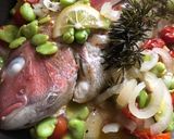 鯛と空豆のアクアパッツァ作り方5写真