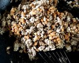 美味い♡早い 納豆ひき肉炒めのレタス包み作り方4写真
