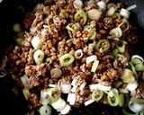 美味い♡早い 納豆ひき肉炒めのレタス包み作り方5写真