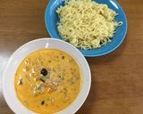 簡単！辛ラーメンと大豆のお肉で冷し担々麺作り方5写真