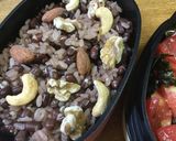 炊飯器で簡単✨もち米無し小豆たっぷり赤飯作り方7写真
