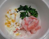 ほうれん草のゆで卵サラダ作り方4写真