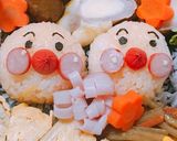 キャラ弁『アンパンマン②』作り方1写真
