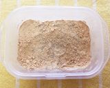 ミロきなこ棒☆容器の中で固めてカット作り方4写真