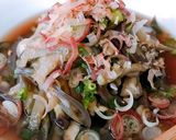 暑い日の冷たい一品♬簡単なすのそうめん風作り方8写真