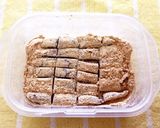 ミロきなこ棒☆容器の中で固めてカット作り方8写真