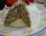あんクリームの抹茶ケーキ作り方10写真