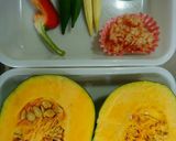 びっくり♥器も食べちゃお！かぼちゃカレー作り方1写真