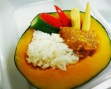 びっくり♥器も食べちゃお！かぼちゃカレー作り方18写真