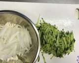 大根とツナの塩昆布梅和え作り方1写真