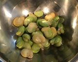 新じゃがとそら豆の味噌バター煮作り方1写真