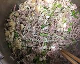 たっぷり胡麻の肉味噌のせ豆腐☆作り方3写真